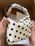 Purpdrank  Spring Summer New Polka Dot Handbag Casual Fashion Commuter Versatile Bag