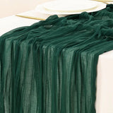 Purpdrank   2 Pcs Solid Color Wedding Table Runner American Party Banquet Decoration Long Tablecloth Super Soft Easy-Care Home Textile