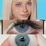 Purpdrank  Ningm Colored Contact Lenses for Eyes 1pair Cosplay Prescription for myopia0-800degrees Contact Lenses Yearly Halloween Myopia