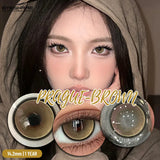 Purpdrank  1 Pair Colorful Contact Lenses for Eyes Fashion Gray Eye Contacts Blue Eye Lenses Green Lenses Yearly Brown Eye Lenses