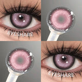 Purpdrank  2Pcs Color Contact Lenses for Eyes Anime Cosplay Colored Lenses Red Lens Blue Multicolored Lenses Cosmetic Beauty Lens