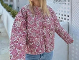 Purpdrank  Autumn and Winter New Printed Cotton Clothing Fashion Trend Jacket for Women