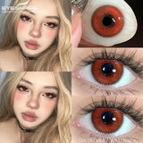 Purpdrank  1Pair Korean High Quality Lenses Color Contact Lenses for Eyes Purple Lenses Blue Eye Lens Soft Cosmetic Brown Contacts