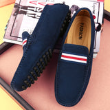 Purpdrank  Leather Men Shoes Casual Formal Man Loafers Handmade Moccasins Italian Breathable Slip on Male Boat Shoes Walking Footwear