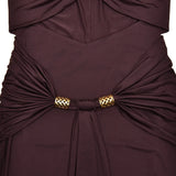 Purpdrank  Sexy Hollow Out Sheath Maxi Dress Women Elegant Sleeveless Backless Strapless Ribbon Ruched Night Club Party Long Dress Sundress