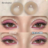 Purpdrank  Pink Colored Contacts Lenses with Myopia Yearly Red Colorcon Cosplay Cosmetic Makeup Pupils Colorful Lens for Eyes