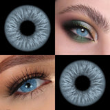 Purpdrank  Colored Contact Lenses Natural Lenses Yearly Beauty Lens Eye Contacts for Eyes Makeup, Parties Campus Travel Camping