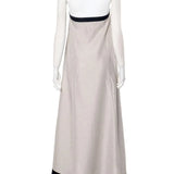 Purpdrank  Patchwork Sexy Strapless Single Breasted Women Maxi Dress Apricot Backless Dress Femme Summer Loose Casual Streetwear