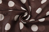 Purpdrank  Polka Dot Print 3-Piece Set Women Scarf+V-Neck Camisole+Irregular Mid Skirts Matching High Street Sweet Elegant Suit