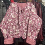 Purpdrank  Autumn and Winter New Printed Cotton Clothing Fashion Trend Jacket for Women