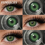 Purpdrank  1 Pair Contact Lenses Big Brown Lenses for Eyes Beauty Pupils Comestic Eye Color Len Korean Pupils Makeup Accessoriess