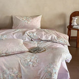 Purpdrank  New 100% Cotton Floral Print Bedding Sets Cozy Skin Friendly Soft Comforter Set Naked Sleeping Textile Supplies for All Seasons