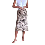 Purpdrank  Satin Skirt Women Summer Clothes Solid Color High Waist Bodycon Midi Skirts Elegant Evening Party Skirts Streetwear