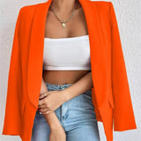 Purpdrank  Spring Blazers Women Turn-down Collar Office Lady Slim Outerwear Elegant Long Sleeve Solid Chic Jackets Women's Blazers