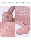 Purpdrank  12ML 4-Color Pink Blue White Green Explosive Gel Nail Polish Diamond Gel Polish Summer Nails Blue Nails Nail Supplies