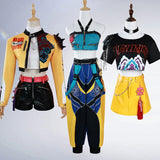 Purpdrank  Rumi Mira Zoey Cosplay KPop Cosplay Costume Wig HUNTR/X Uniform Women Suit Dress Halloween Party Role Playing Outfits
