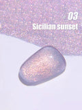 Purpdrank  12ML 4-Color Pink Blue White Green Explosive Gel Nail Polish Diamond Gel Polish Summer Nails Blue Nails Nail Supplies