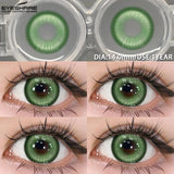 Purpdrank  1 Pair Halloween Contact Lenses Cosplay Color Contact Lenses for Eyes Anime Red Lenses Pink Lenses Gray Pupils Lens