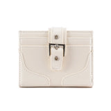 Purpdrank  Leather Card Holder Women Ultra-Thin Mini Buckle Coin Purse Portable Wallet Cute Bank Credit Id Bag Multi-Card Slot Wallets