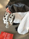 Purpdrank  Korean Versatile Lightweight Crossbody Retro College Style Small Square Bags Casual Shoulder Commuting Bag