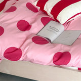 Purpdrank  100% Cotton Duvet Cover and Pillowcase Single/Queen Size Quilt Cover Set Skin-friendly Comforter Covers for Home dekbedovertrek