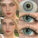 Purpdrank  1Pair Korean High Quality Lenses Color Contact Lenses for Eyes Purple Lenses Blue Eye Lens Soft Cosmetic Brown Contacts