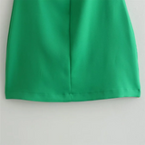 Purpdrank  Spring New Women's Fashion and Elegance Slim Fit Versatile Round Neck Sleeveless Dress