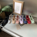 Purpdrank  Low Heels Rubber PU Silk Slides Rome Hoof Low Heels Slides PU Rome Silk Rubber