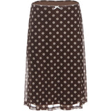 Purpdrank  Polka Dot Print 3-Piece Set Women Scarf+V-Neck Camisole+Irregular Mid Skirts Matching High Street Sweet Elegant Suit