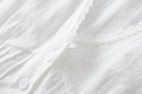 Purpdrank  Summer Plain White Spliced Lace V neck Sleeveless Tank Women Open Buttons Slim Waist Tie Bow Sashes Back Tank Top Crop Tops