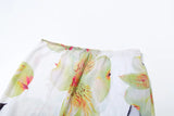 Purpdrank  Sexy Halter Three Piece Women Summer Dress Sets 2025 Fashion Swinging Collar Backless Cropped Top and Print Floral Long Skirts