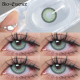 Purpdrank  1 Pair Big Eye Korean Lenses Colored Contact Lenses with Degree Myopia Lenses Green Lenses Black Lenses Prescription
