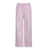 Purpdrank  Casual Striped Pants Draped Floor-Length Women Autumn All-season Multiple Styles High Waist Tie Straight Comfortable Home Pants