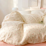 Purpdrank  Plaid Style Comforter Cover Single/Double Duvets Cover 100% Cotton Blanket Cover Girls Boys Room Quilt Cover 이불커버(No Pillowcase)