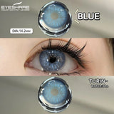 Purpdrank  Brown Colored Contact Lenses for girls Contact lenses Fashion Contacts Gray Eye Lens Beautiful Blue Pupils