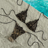 Purpdrank  Patchwork Bikini Sexy Women Swimsuit Push Up Swimwear Female Bandeau Biquini Halter Bathing Suit Blue Bodysuit Beachwear