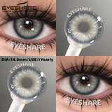 Purpdrank  1pair Colored Contact Lenses Soft Brown Eye Contacts High Quality Gray Beauty Pupils Yearly Korean Pink Eyes Lenses