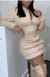 Purpdrank  Summer Trend Nightclub Style One-piece Pure Desire Idea New Hip Long Sleeve Fashion Dress Women