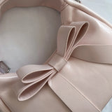 Purpdrank  Bow Knot Mini Top-handle Bags For Women 2025 Spring Latest Trend Designer Purses And Handbag Luxury Shoulder Crossbody Bag