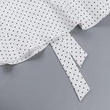 Purpdrank  Spring New Xiaoxiangfeng Temperament Elegant Slim Polka Dot Square Neck Vest  Pendulum Dress Niche Fashion and Comfort Beautiful