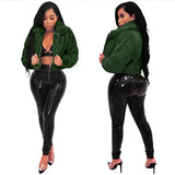 Purpdrank  Thick Faux Fur Jacket Women Autumn Winter Maxi Short Coat Warm Luxury Fur Black Parkas Pink Furry Outerwear