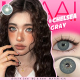 Purpdrank  NEW Color Contact Lenses Natual Colored Pupils Makeups Colored Lens Beauty Green Contact Lenses 14.2mm Black Contacts Lens