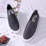 Purpdrank  Small White Shoes Slip-on Female Footwear Slip On Dress New Nurse Summer Breathable Small White Shoes Slip-on Female Footwear Su
