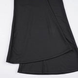 Purpdrank  Sexy Spaghetti Strap Jumpsuit Women Sexy Solid Sleeveless Padded Cup Slim Waist Stretch Micro-Flare Pants One Piece Romper