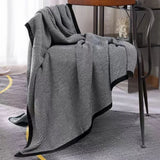 Purpdrank  Nordic Light Luxury Blanket Living Room Nap Sofa Cover Blanket Bedside Decor Travel Office Shawl Knitted Throw Blanket Camping
