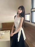Purpdrank  Summer Strap Knitting Camisole Women Sexy Silm All-Match White Tight Tops  Female Streetwear Blue Tank Clothes 2025