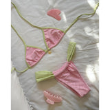 Purpdrank  Bikinis Sexy Women Swimsuit Patchwork Swimwear Push Up Bikini Set Print Biquini Bathing Suit Swimming Suit Beachwear Female