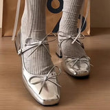 Purpdrank  Square Toe Women Mary Jane Shoes Summer Fashion Lolita Sandals Mid Heels Pumps Dress Woman Shoes 2025 Brand Bow Zapatos De Mujer