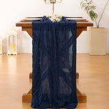 Purpdrank   2 Pcs Solid Color Wedding Table Runner American Party Banquet Decoration Long Tablecloth Super Soft Easy-Care Home Textile