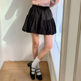 Purpdrank  Elegant High Waist Women's Cake Short Skirts 2025 New Spring Summer Korean Casual Ball Gown Mini A-line Skirts Female